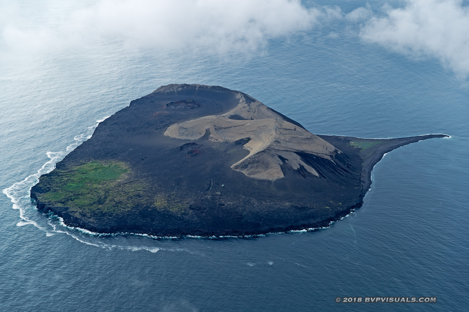 Aerial Photos Surtsey Island Iceland 